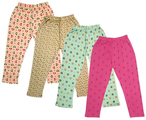 Image of indi weaves Girls Super Soft Cotton Solid Capri Pants Pack of 2
