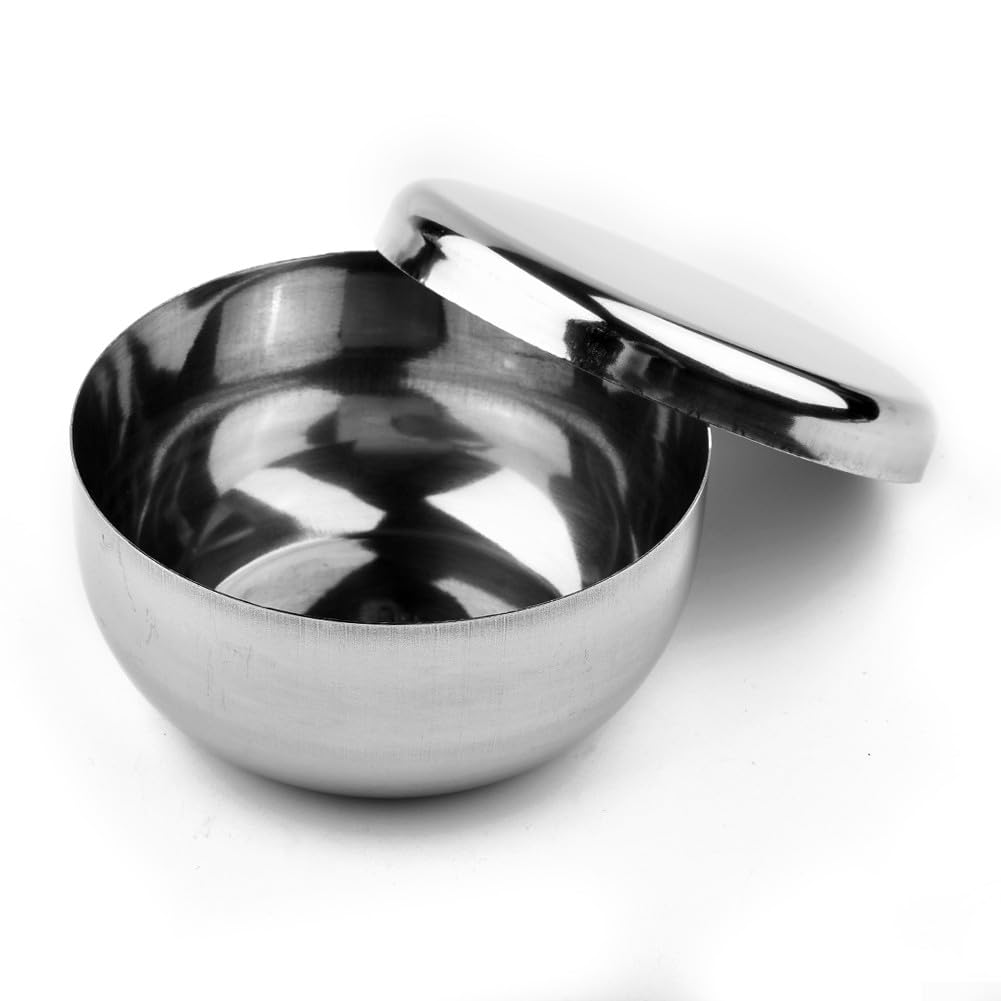 Roestvrijstalen rijstkom met deksel, Koreaanse traditionele rijstkom met deksel, multifunctionele ronde antislipkom for rijst of soep /890 (Color : Silver, Size : LWith lid Roestvrijstalen rijstkom met deksel, Koreaanse traditionele rijstkom met deksel, multifunctionele ronde antislipkom for rijst of soep /890 (Color : Silver, Size : LWith lid
