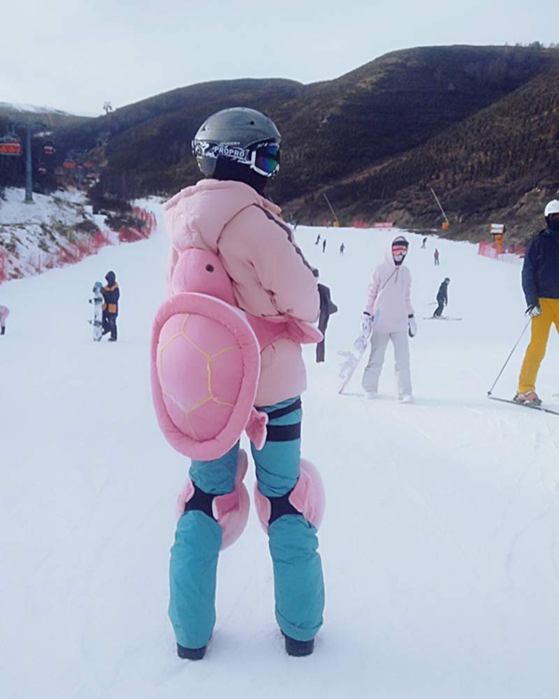 Schutzausrüstung für Skifahren, Skaten, Snowboarden, niedliches Schildkröten-Kissen