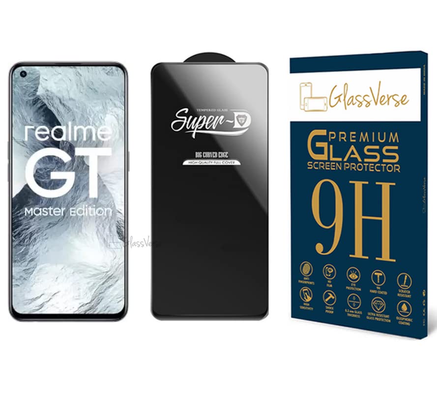 GlassVerse Superd Oleophobic Tempered Glass For Realme Gt Master Edition Smartphone(Pack Of 1)With Free Installation Kit. Full Screen Coverage. If Received Damaged-6.43 Inch