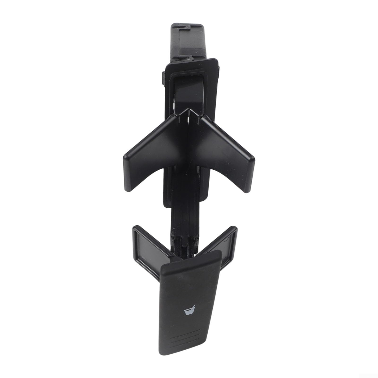 Support de Console Centrale en Plastique Noir Compatible avec Polo 9N 2002-2010, Porte-Gobelet de Tableau de Bord, Référence OEM 6Q0858602E, Accessoire de Remplacement Intérieur pour