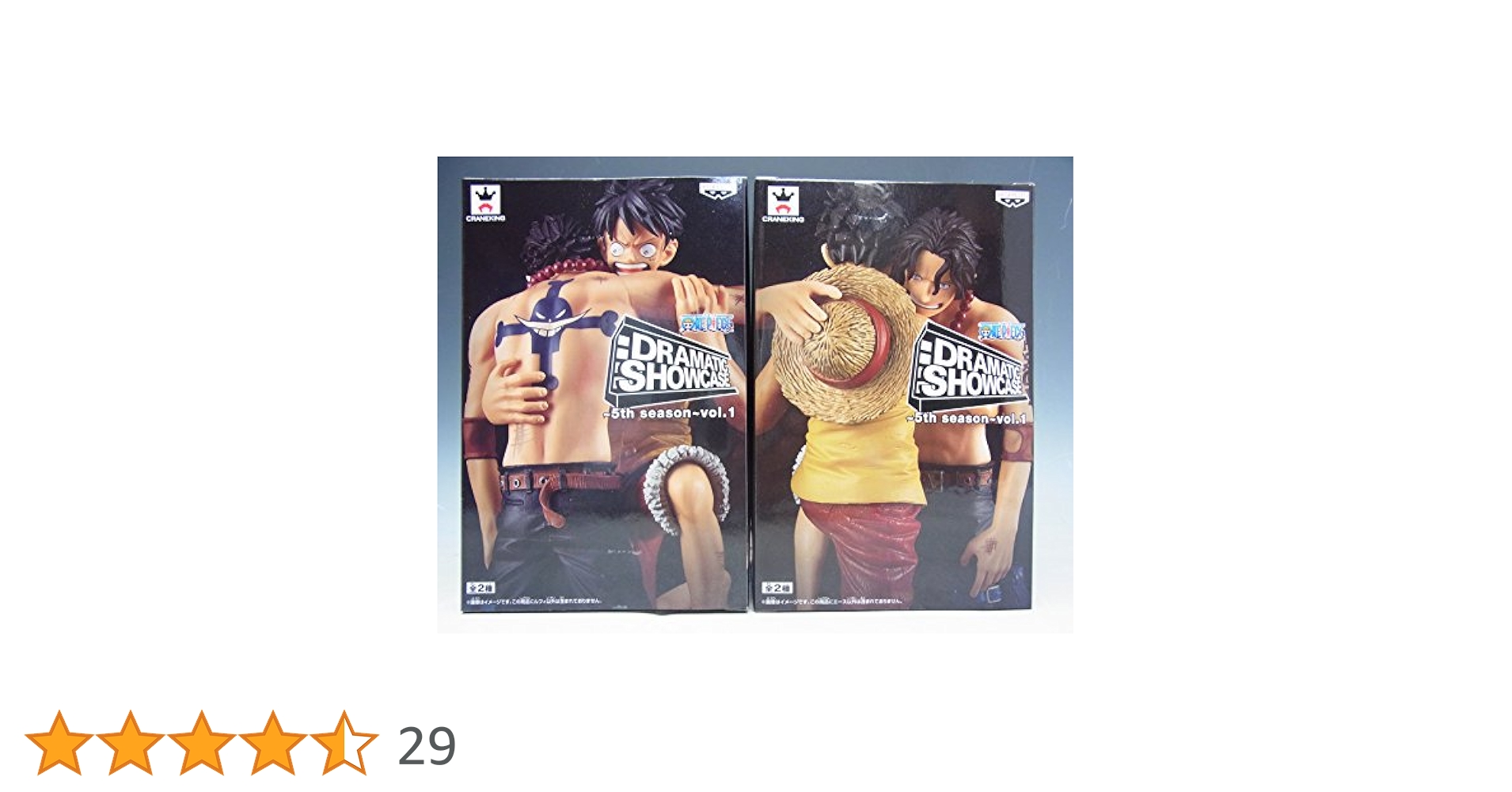 BANPRESTO - ★ONE PIECE　Dramatic Showcase 5th Vol.1★ ワンピース DRAMATIC SHOWCASE 5th season vol.1 全2種セット