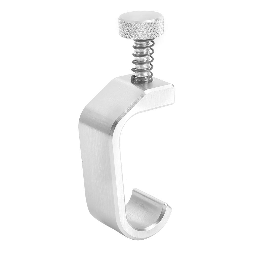 Morsetto per Portapacchi Vespa, Gancio per Portapacchi Posteriore per Moto Adatto per Vespa GTS 250 300 Argento (SILVER)