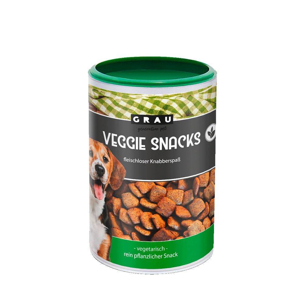 Grau Snacks Vegetarianos sin Cereales para Perros, Veggie Snacks, 1 envase (1 x 400 g), alimento complementario para Perros