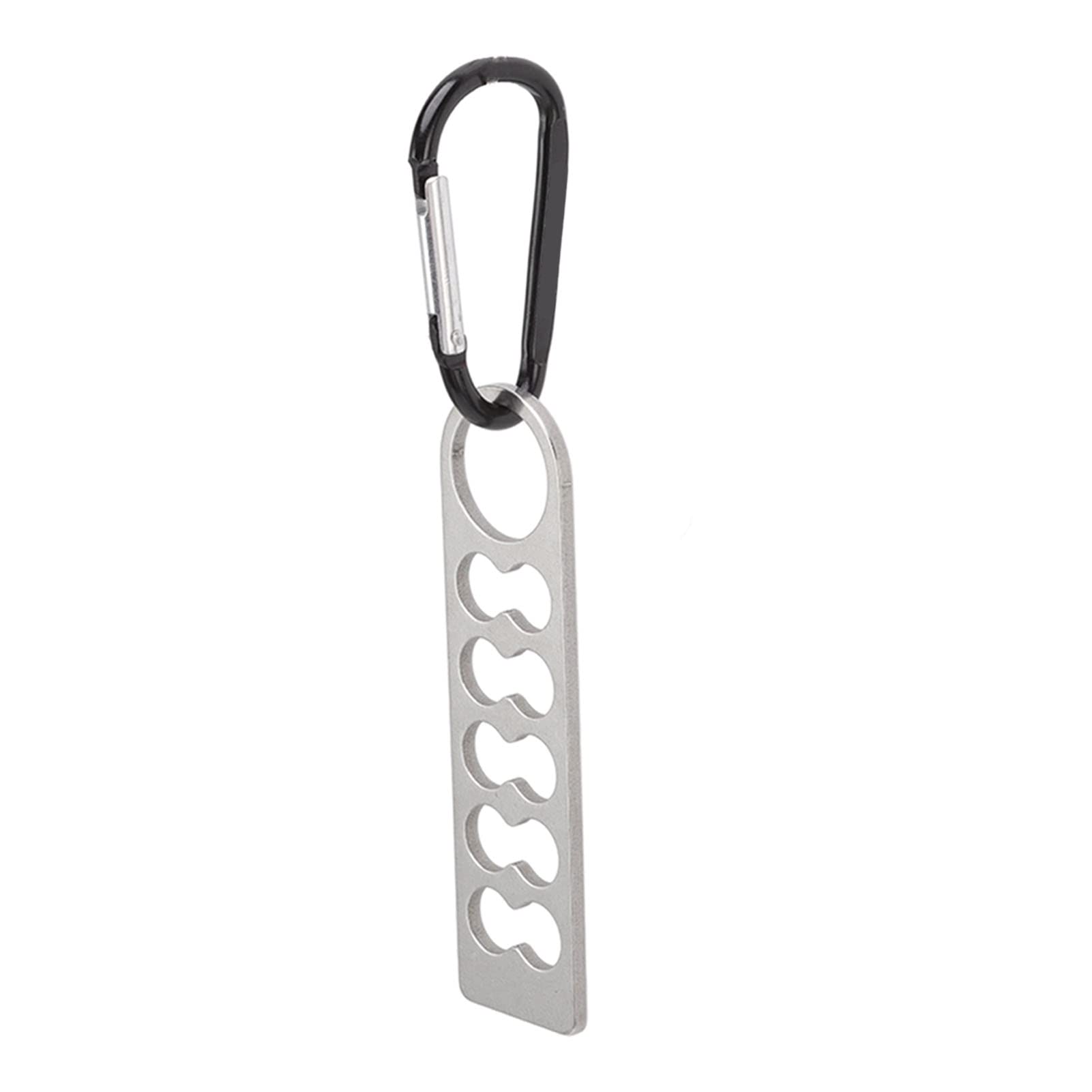 Tent Peg Organizer Tent Peg Holder Camping Nail Organizer Durable Stainless Steel Tent Stakes Storage Rack with Buckle for Outdoor Camping Adventure