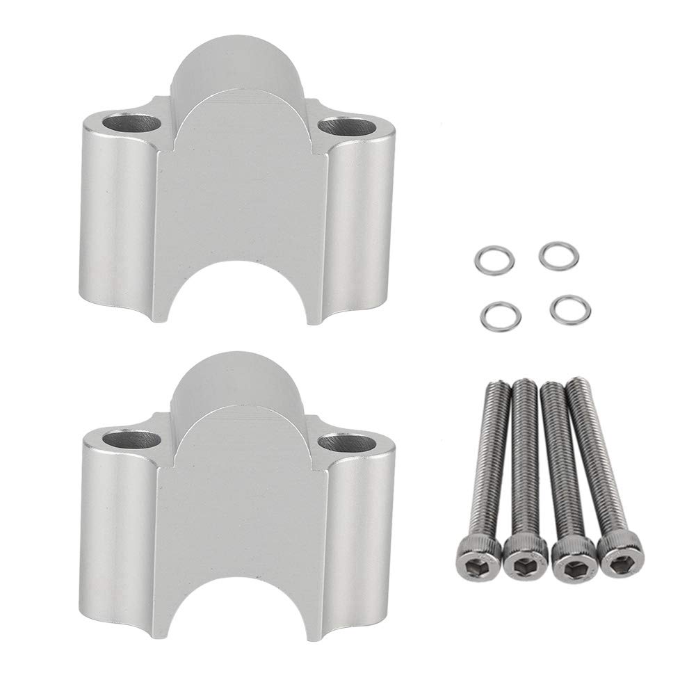Rehausseur De Guidon Moto Aukson - Alliage Aluminium, Universel 7/8'' (22mm), Hausse 30mm - Pour Plus De Confort