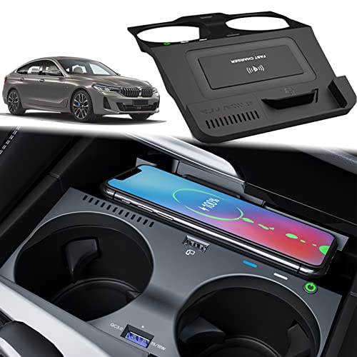 CX J[`[W[ BMW 5 V[Y G30 G31 6 V[Y GT 2018 2019 2020 Z^[ R\[ ANZT[ pl Qi 15W [d iPhoneASamsungAQi dbp