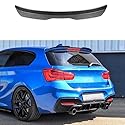 JGQFB Heckspoiler Spoilerlippe für BMW Serie 1 F20 F21 120i 118im 135i 116i M135 M140 2011-2020, Stamm Deckel Spoiler Flügel Tuning Außen BodyKit Zubehör Auto Hinten Dach Spoiler