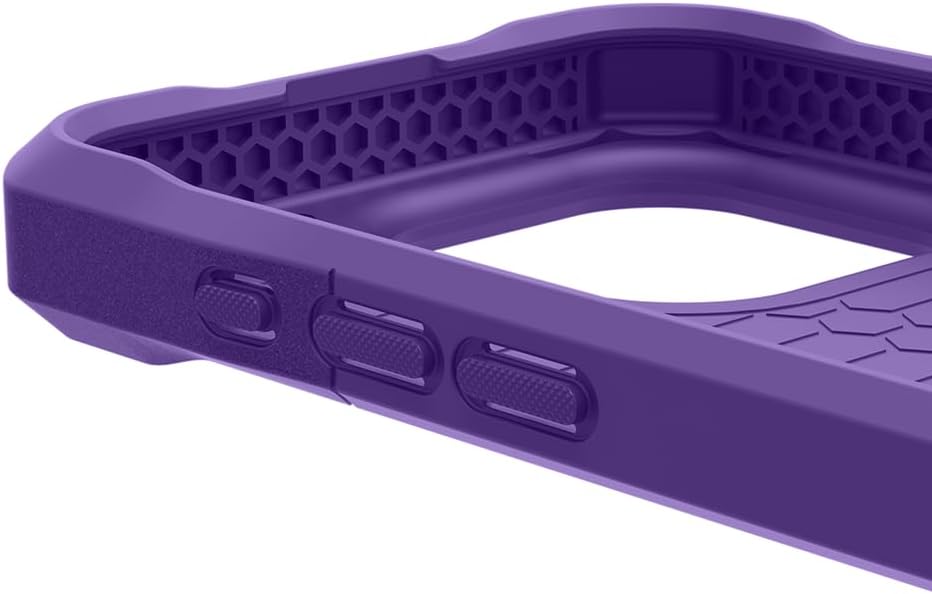 ITSKINS Armor R // Solid - Ultra Lightweight Hybrid Designed for iPhone 15 Pro Case, Non-Slip Protective Rugged Military Shockproof Cover, Slim Phone Case - Light Purple