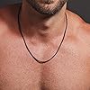 SONGK Mode Chaîne Collier Hommes en Acier Inoxydable Or Couleur Long Collier pour Hommes Bijoux Cadeau Collier #3