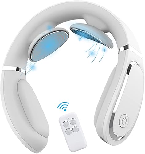 Miniatura 1 de Neckology - Masajeador de cuello inteligente con calor masajeador de cuello eléctrico para aliviar el dolor masajeador de cuello inalámbrico para