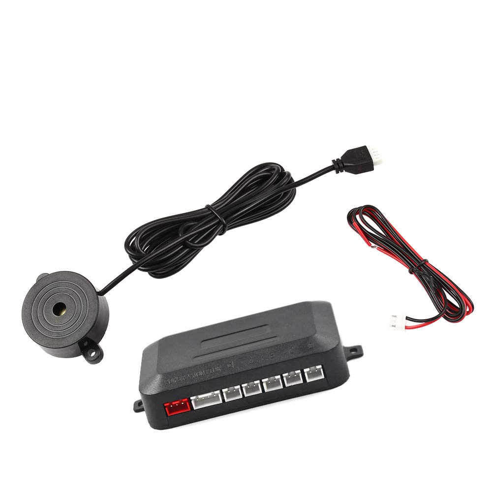 aqxreight Caméra de Recul avec Cadre de Plaque d'immatriculation Européenne, Caméra de Recul à 8 LED avec Système de de, Capteur de Stationnement, Couleur avec Image Améliorée, Performance