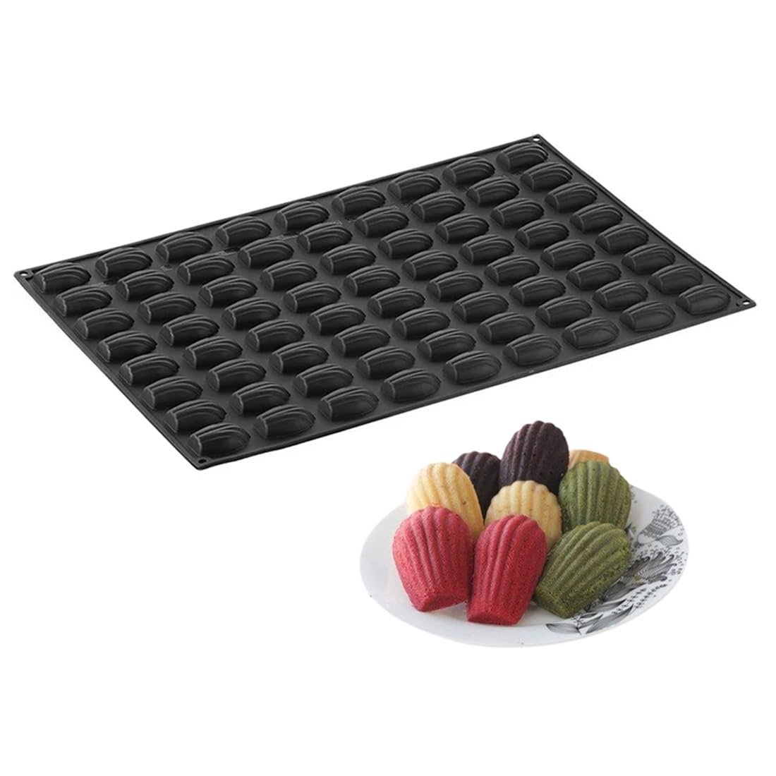Küchenbackwaren Französische Dessert Madeline Kuchenformen Muschel Kuchenwerkzeuge Schokoladen Silikonform Keksform