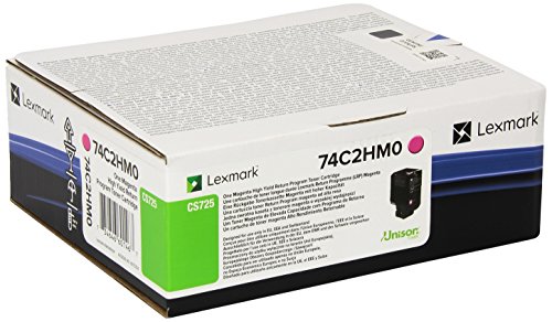 Lexmark 74C2HM0 Magenta : cartouche de toner haute capacité 12000 pages