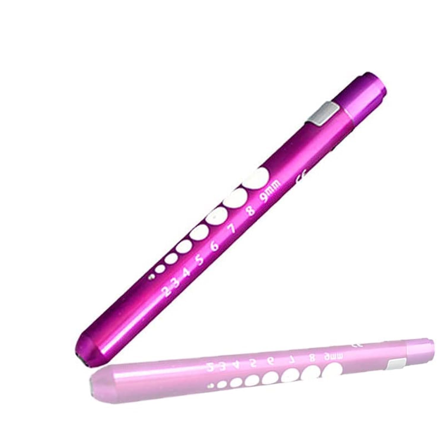 SENRISE Mini Pen Torch Light Diagnostic Medical Penlight, Mini Reusable LED Penlight Flashlight Pen Torch for Home Outdoor Doctor Nurse EMT Emergency (Purple, 1 Pack)