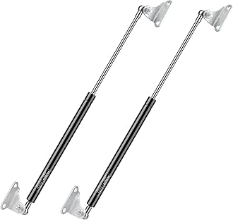 28 Inch 180 lb/801 N Gas Strut Shock with L Type Mounts Lift Support for RV Bed Door Truck Bed Cover Boat Heavy Lid Basement Doors Floor Hatch Travel Trailer Door Awning Other Custom Project