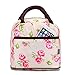 Chrysansmile Insulated Lunch Box for Women Small Lunch Bag Travel Cooler Bag Reusable Cute Lunch Tote for Work Picnic