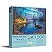 SUNSOUT INC - Northern Night - 1000 pc Jigsaw Puzzle by Artist: Abraham Hunter - Finished Size 19