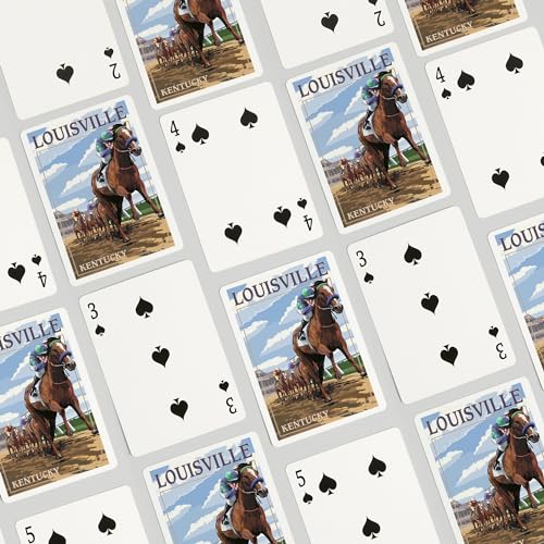 Baraja de Cartas Poker Louisville Horse Racing 52pz miniatura 4