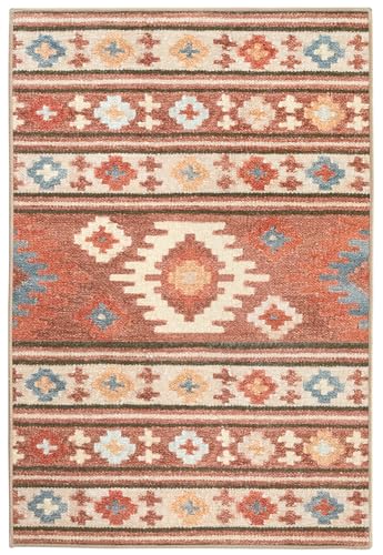Dash & Albert Canyon Natural Machine Washable Rug, 6 X