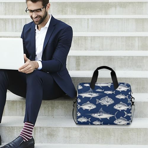 Bolso Maletín Portátil para Laptop 15.6" Azul miniatura 3