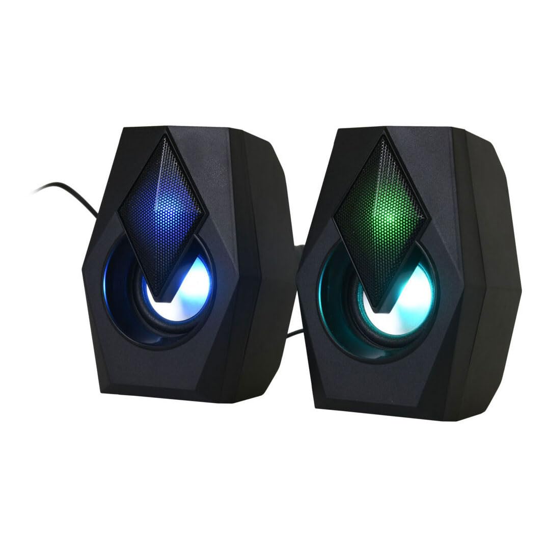 Enceintes pour joueur résolvant le manque d'immersion avec éclairage RVB