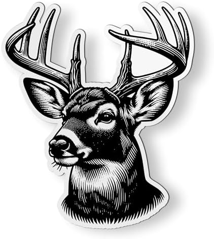 Deer Buck Hunting Magnet for Car, Fridge, Locker, 5 in image 4