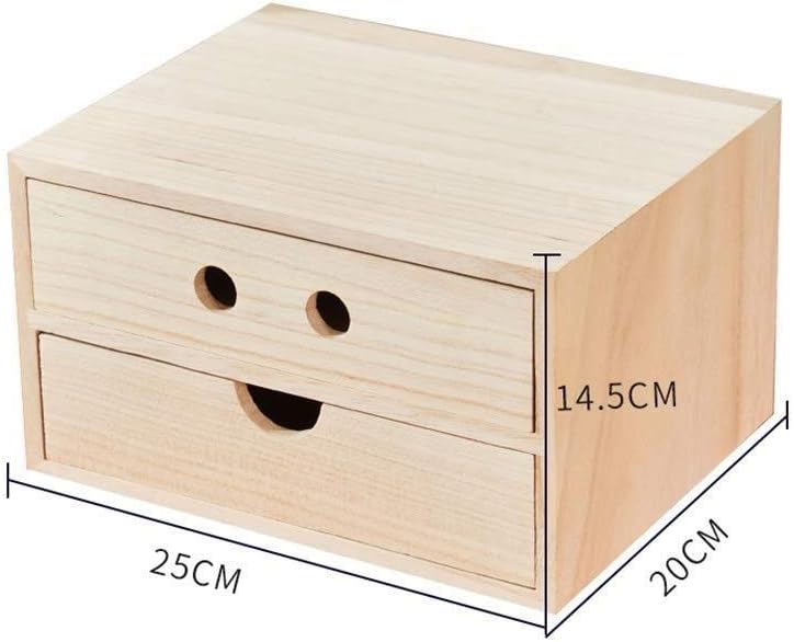 A4 Desktop File Cabinet Data Cabinet Drawer File Storage Cabinet File Box Office Supplies Wooden Portable Neat Storage Box (Color: 30X25X14.5CM) (Color : A) (A)