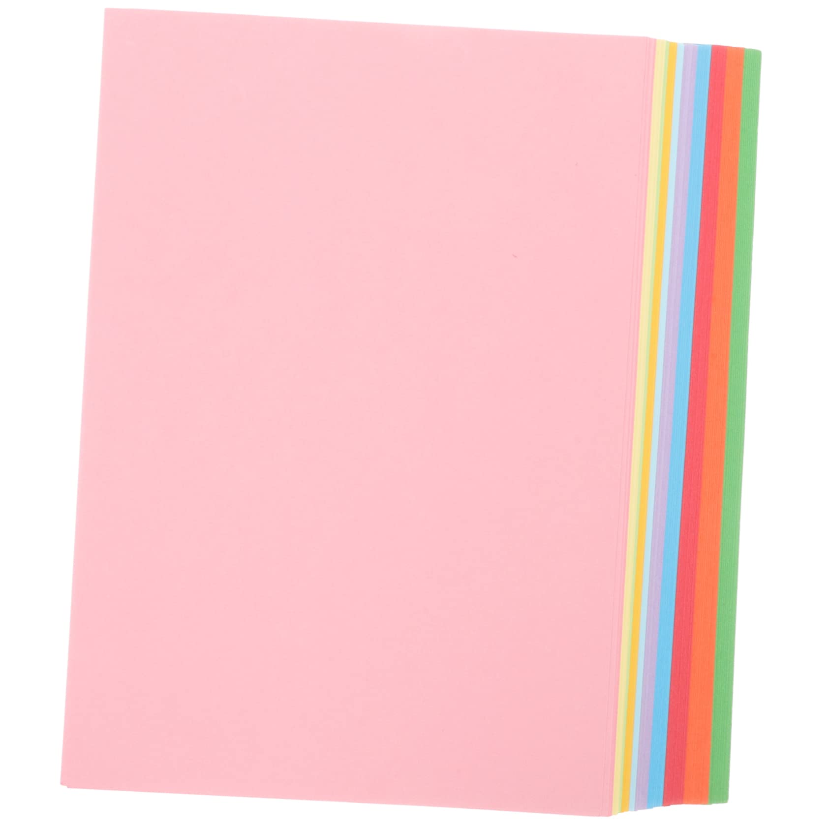 Ciieeo 100blätter Buntes Bastelpapier Faltpapier Dickes Papier Für Kreatives Basteln Origamipapier Druckpapier