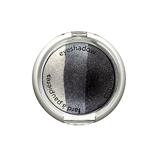 Palladio Cosmetic Baked Eyeshadow Trio, Black Tie, 0.09 Ounce