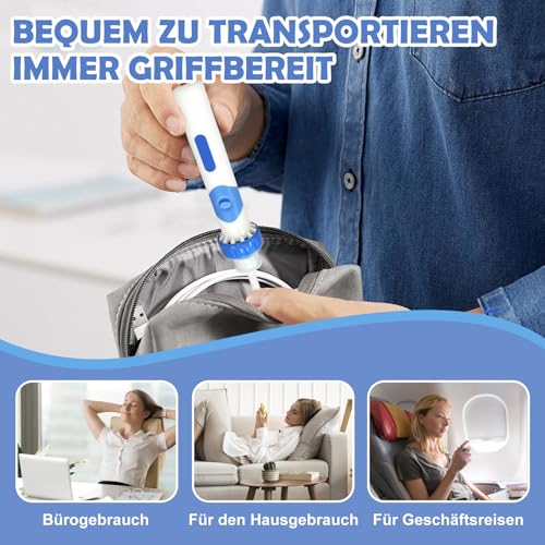 Oroclear Ohrenschmalz-Sauger, Ohrenreiniger Entferner, Ohrenschmalz-Reiniger, Sicheres Und Weiches Ear Cleaner mit 2 Waschbaren Ersatzköpfen, für Erwachsene, Kinder und ältere Me