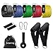 Elastici Fitness, S-CARING Fasce di Resistenza, Set di Bande di Resistenza 5 Tubi Fitness, Bande Elastiche Fitness con 13 Pezzi per Allenamento Casa, Yoga, Pilates, Fisioterapia