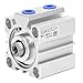 SDA32X20 Air Pneumatic Cylinder Double Acting Aluminum Alloy Industrial Thin Cylinder with Anti-Collision Pad for Automation Machinery