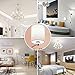 CTKcom LED Candelabra Light Bulbs E14 7W, Equivalent 60 Watt Light Bulbs,Candelabra Led E14 Instermediate Base,430 Lumens LED Not Dimmable (Warm White 2700K) 4 Pack