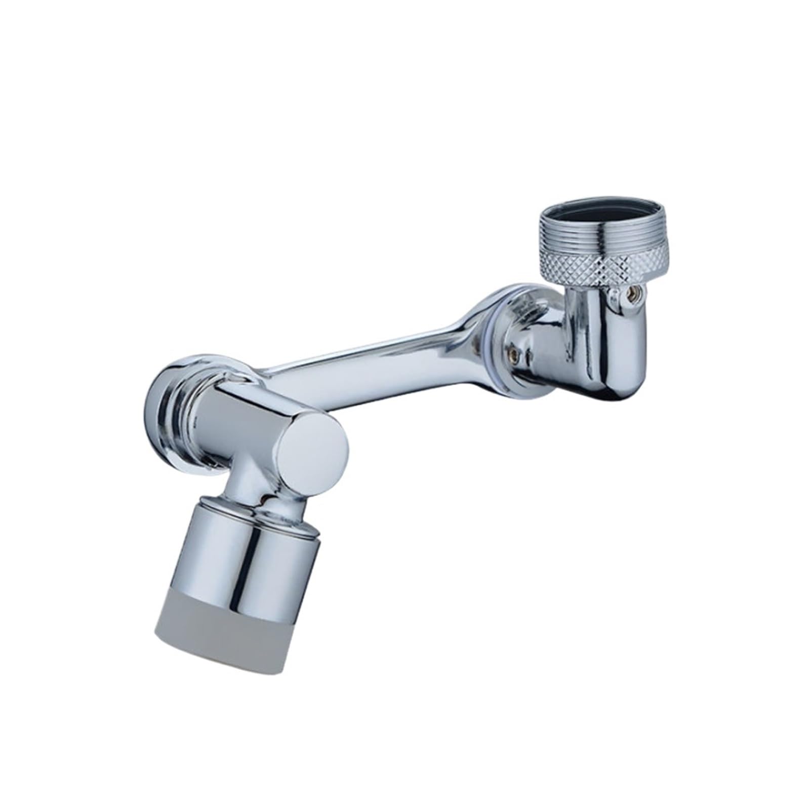 Extension de robinet 1080° pivotante en ABS avec jet double mode pour un nettoyage optimal