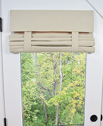 Blowout Sale Before Tariffs Hit! Washable 70' Long by 25' Wide French Door Curtain (Tan)