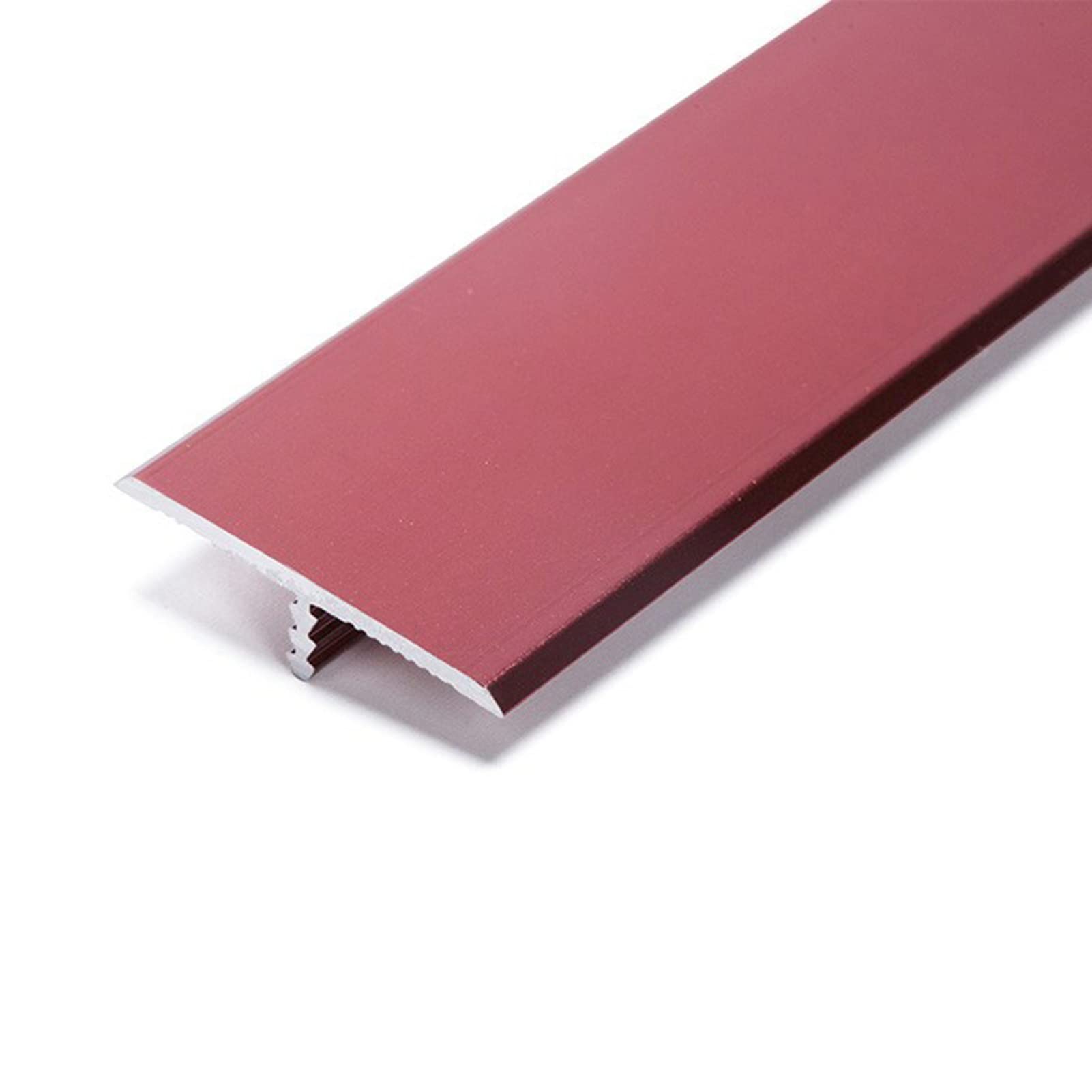 Remys Red Gap Connecting Strip Cover Gaps/Cracks,Transition Strip Flooring Transition Strip Wood To Carpet, Edging Trim Tile/Laminate, Aluminum Alloy Decoration(Red)