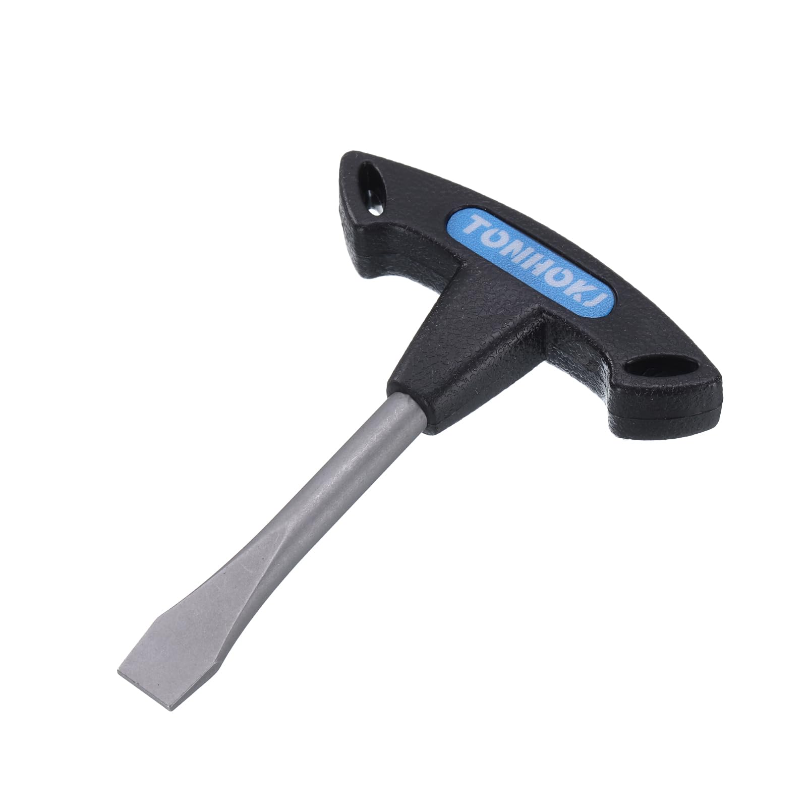 QUARKZMAN Śrubokręt płaski z uchwytem 10 mm Płaski śrubokręt z uchwytem w kształcie litery T z plastikowym uchwytem do płyty Quick Release Śruba do statywu aparatu monopod, czarny