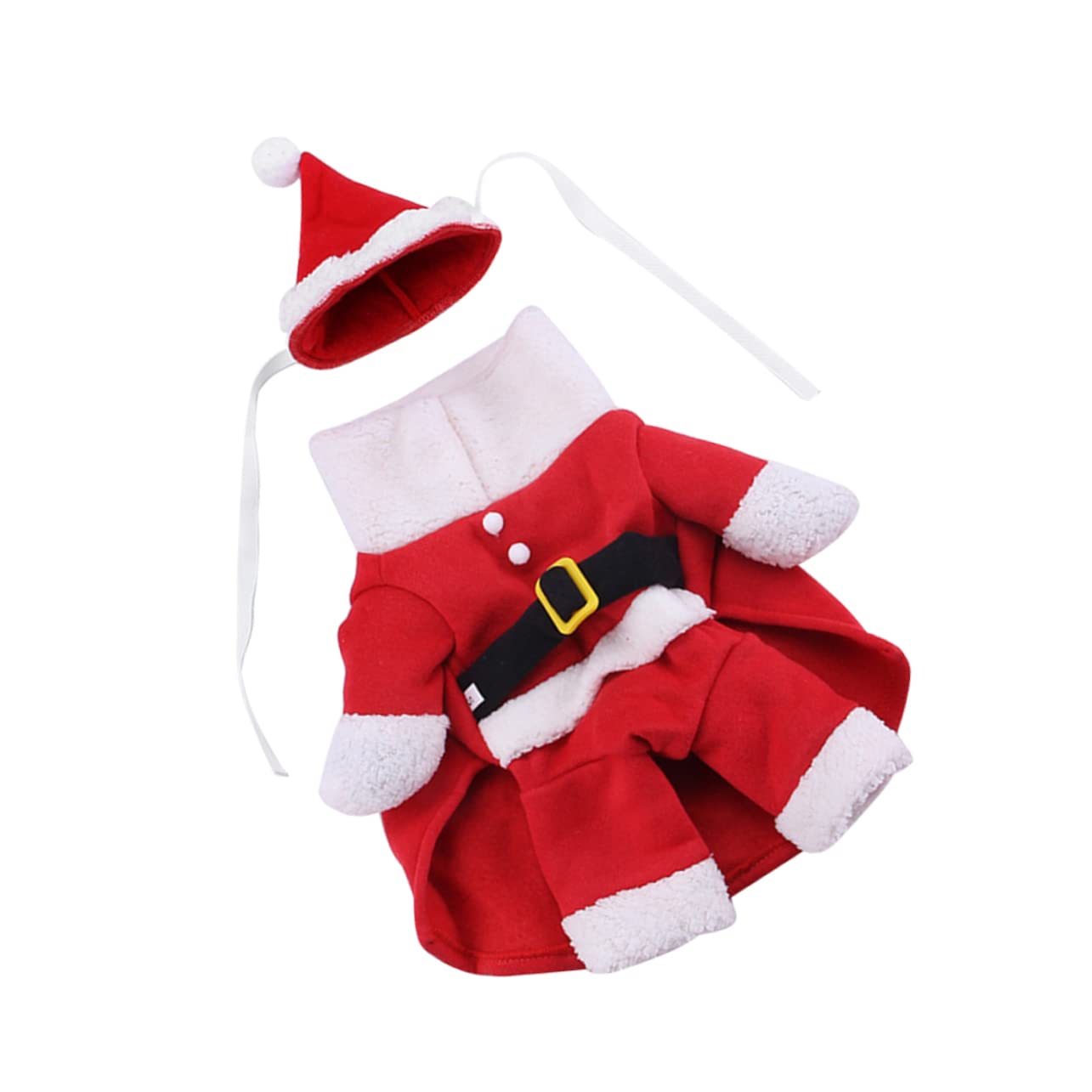 HMJGDHX 3 Pezzi Cappotto in Piedi di Natale Costume per Animali Domestici Divertenti Vestiti Cosplay per Cucciolo di Cane Xl Vestiti per Cani Costume da Festa per Animali Domestici Vestito Operato per