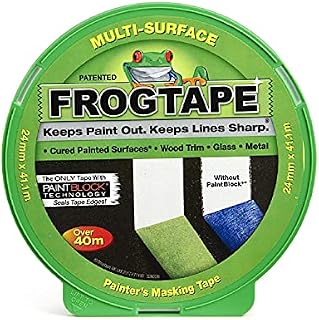 Frog Tape Green Multi Surface Painters Masking Tape 24mm x 41.1m. Indoor painting and decorating for sharp lines and no paint bleed