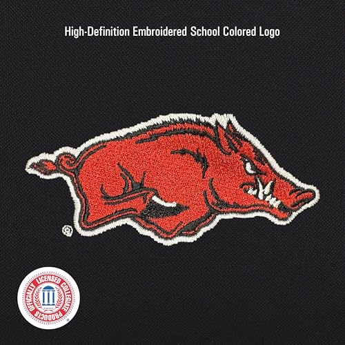 Image of JanSport NCAA Officially Licensed Backpack, Arkansas Razorbacks, Superbreak Plus with Padded 15'' Laptop Sleeve, Spacious Computer Bag for Men & Women, Durable Daypack with Bottle Pocket, Black
