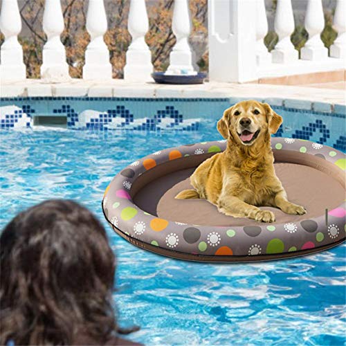 DaJun Dog Swimming Pool Pet Toys - Dog Pool Float raft Safe for Dogs and Pets