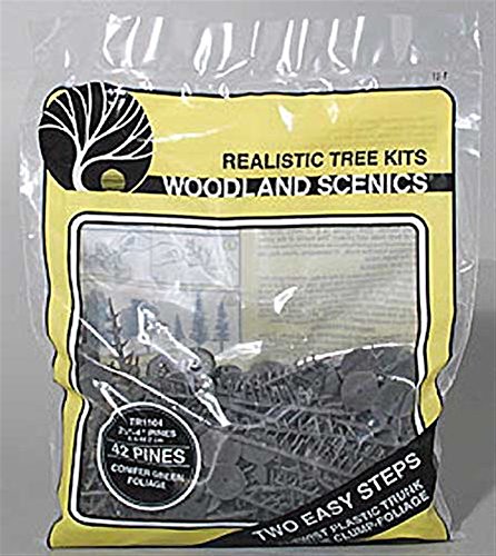 Kit conifère Woodland Scenics petit modèle pour végétaliser un réseau ferré