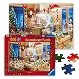 Ravensburger Puzzle 12000718 - Fröhlicher Unfug - 1000 Teile Puzzle für Erwachsene und Kinder ab 14 Jahren, Weihnachts-Puzzle