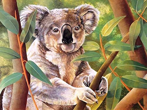 Amazon | 5Dダイヤモンド絵画コアラフルスクエアラインストーン