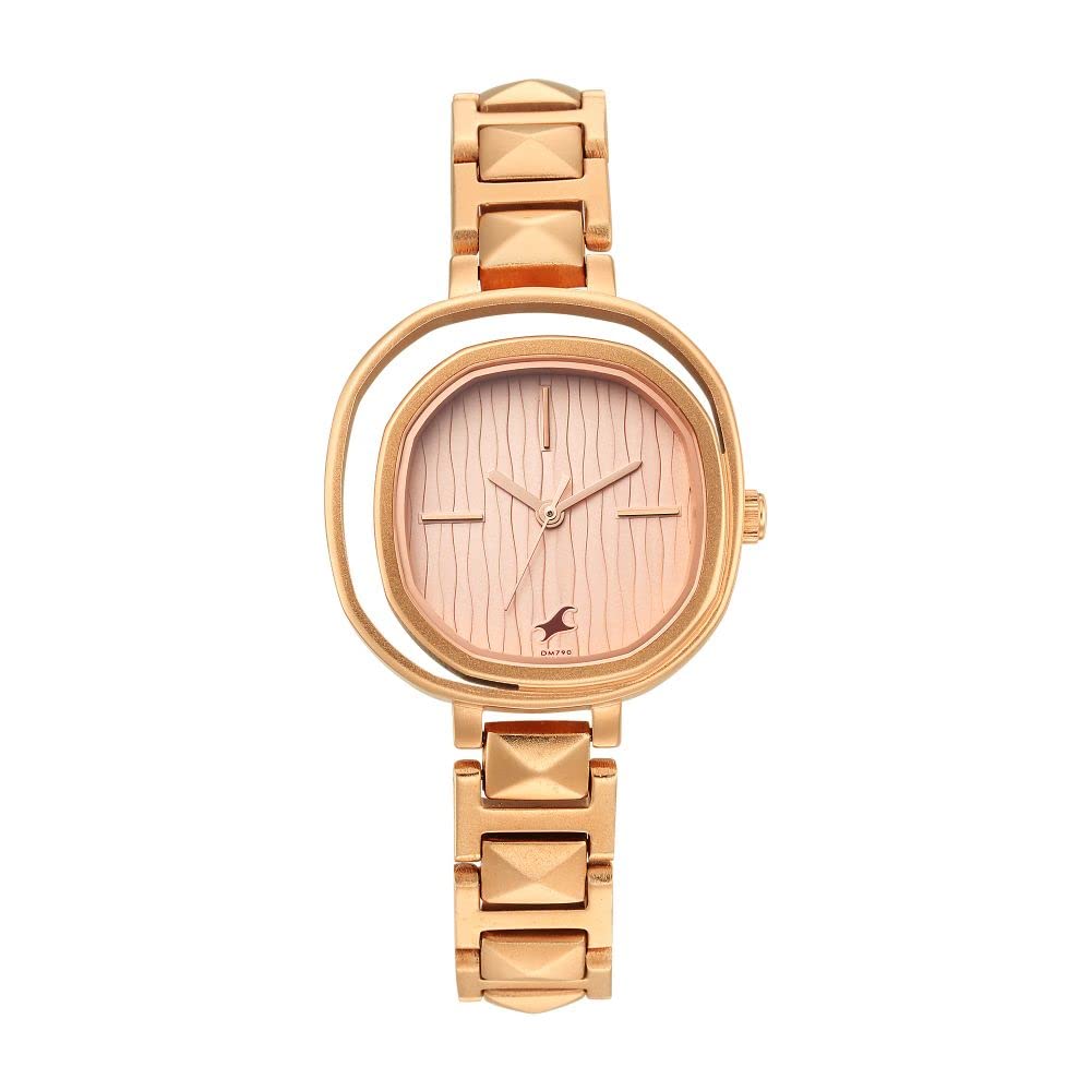 Fastrack Opulence Quartz Analog Rose Gold Dial Metal Strap Watch for Girls-NS6276WM01 (B0BHVV5PDR) Amazon Price History, Amazon Price Tracker