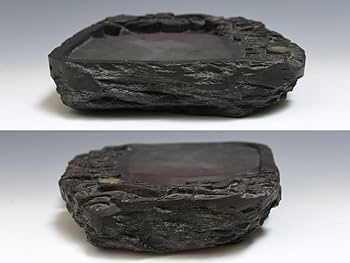 Amazon.co.jp: 中国美術 端渓硯 くよくがん 三匹の龍の見事な雲龍彫 眼