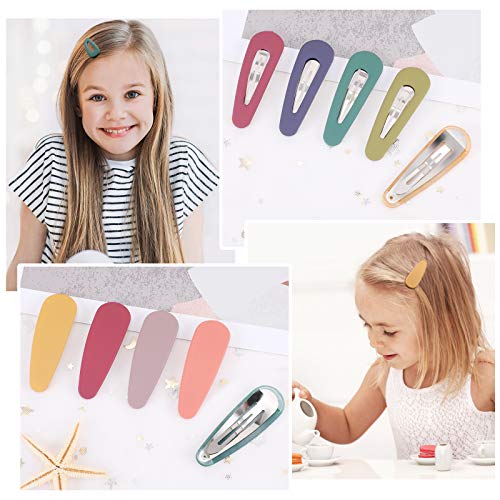 Boobeen 20 Pack Pinzas para Cabello Metálicas Acrílicas miniatura 3