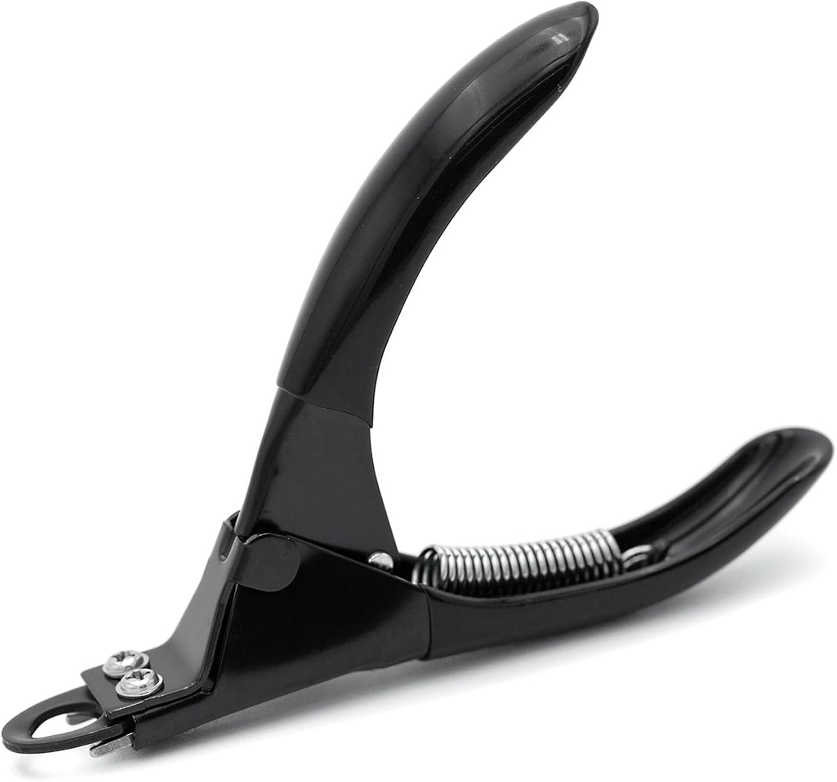 Jeffers Pet Nail Trimmer Large Hole Black – Guillotine Clippers for Dog, Cat, Puppy & Small Animal Grooming – Stainless Steel Blade, Non Slip Grip, Pet Grooming Tool for Home & Travel