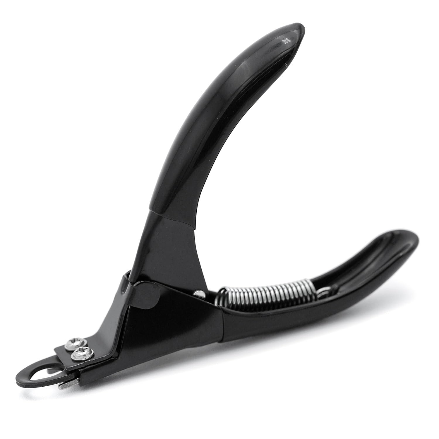 Jeffers Pet Nail Trimmer Large Hole Black – Guillotine Clippers for Dog, Cat, Puppy & Small Animal Grooming – Stainless Steel Blade, Non Slip Grip, Pet Grooming Tool for Home & Travel